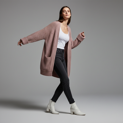 Elegant Black Cardigan | Women's Versatile Sweater