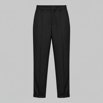Elegant Black Pants | Women's High Waist Trousers