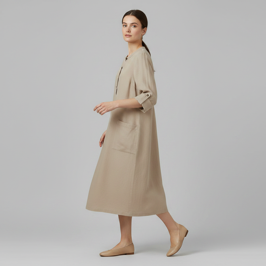 Tina | Women's Plus Size Maxi Dress in Soft Fabric