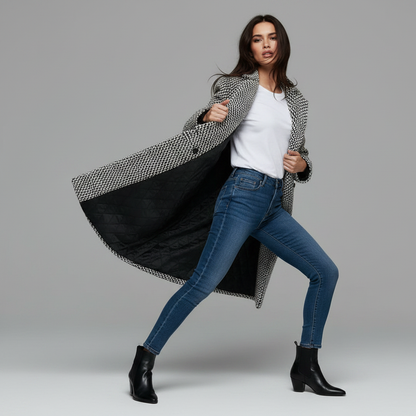 Elegant Wool Coat | Women's Long Winter Coat