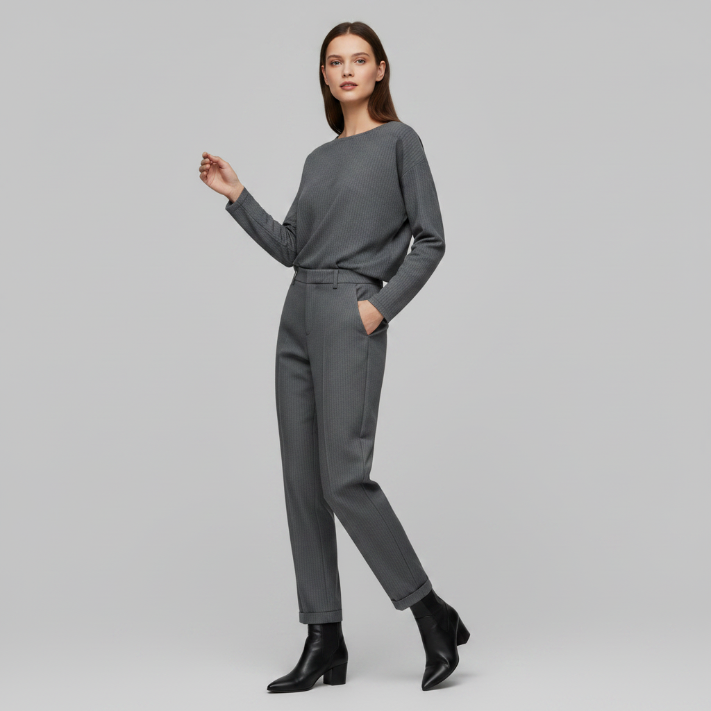 Elegant Black Pants | Women's High Waist Trousers