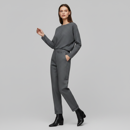 Elegant Black Pants | Women's High Waist Trousers